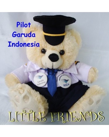 Boneka Profesi Pilot Garuda Indonesia